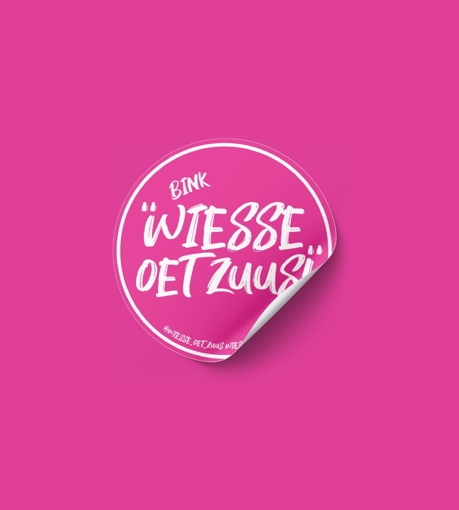 Het logo van WIESSE OET ZUUS