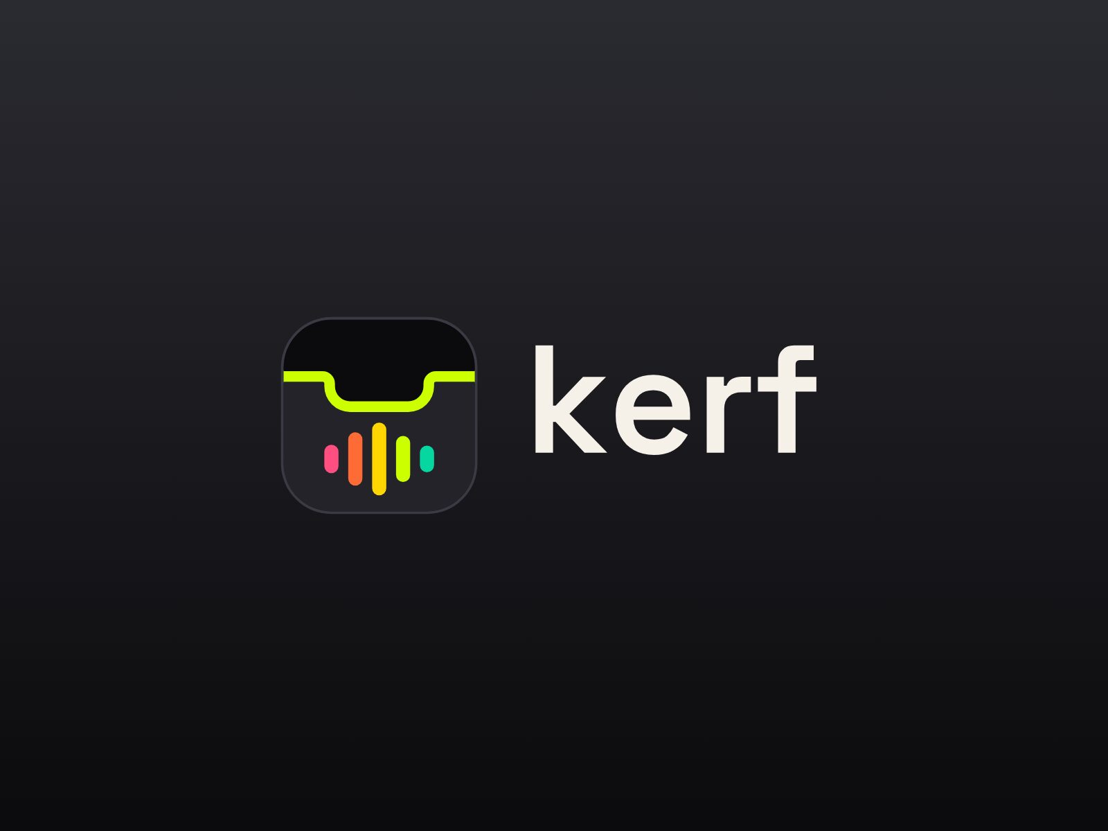Brand Identity, het logo van Kerf