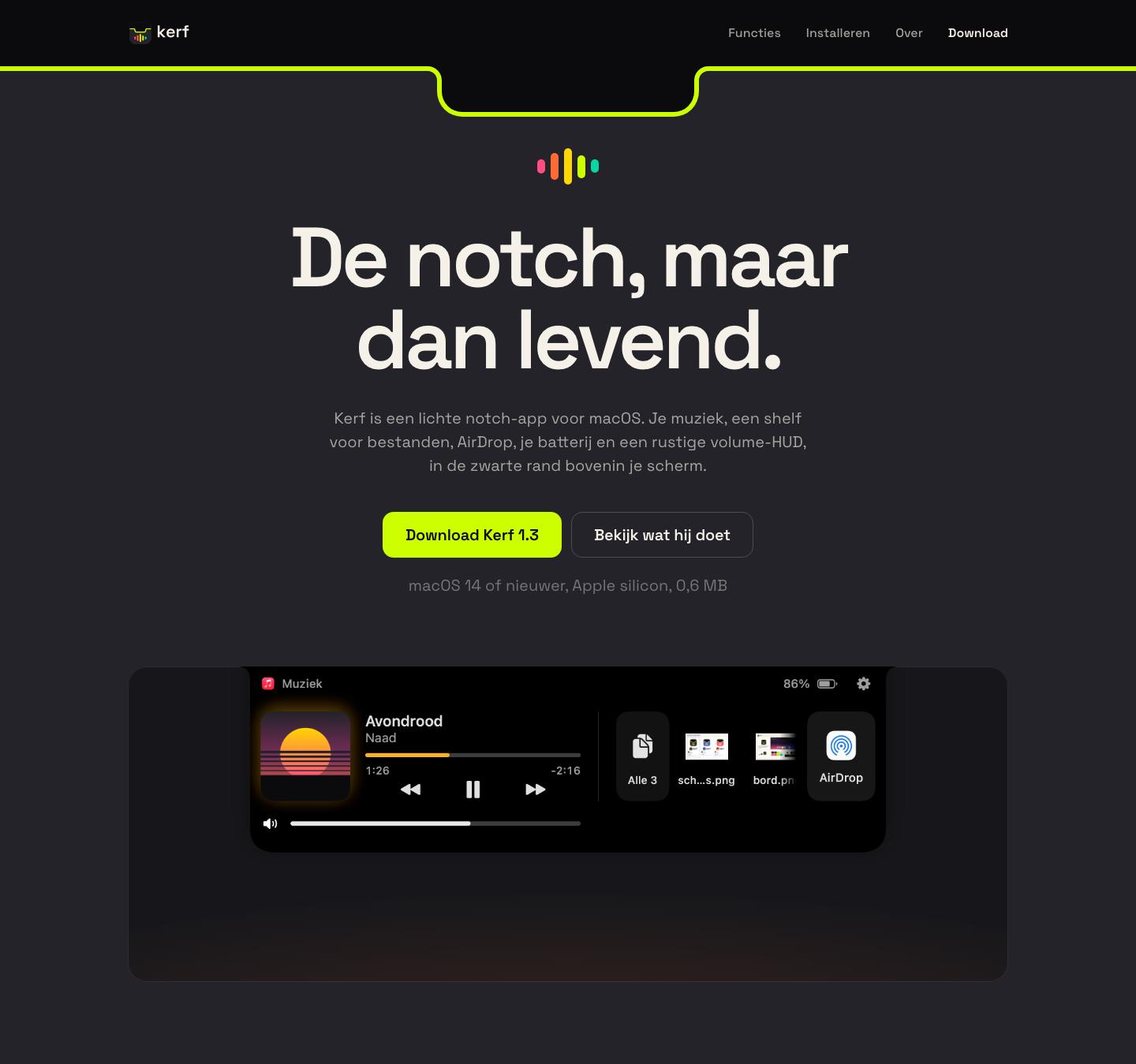 De site van Kerf