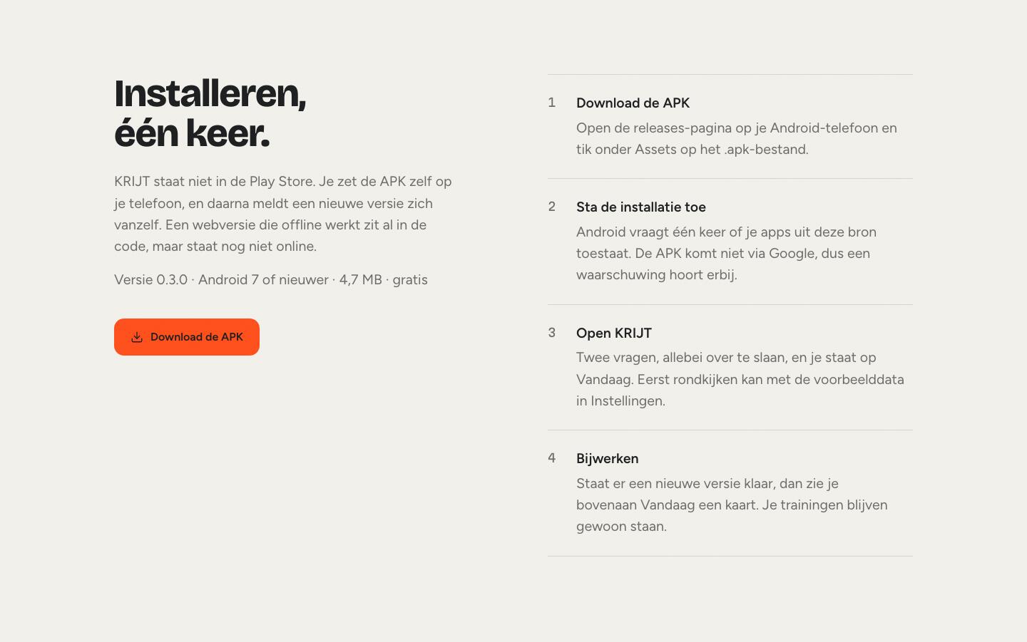 Installeren