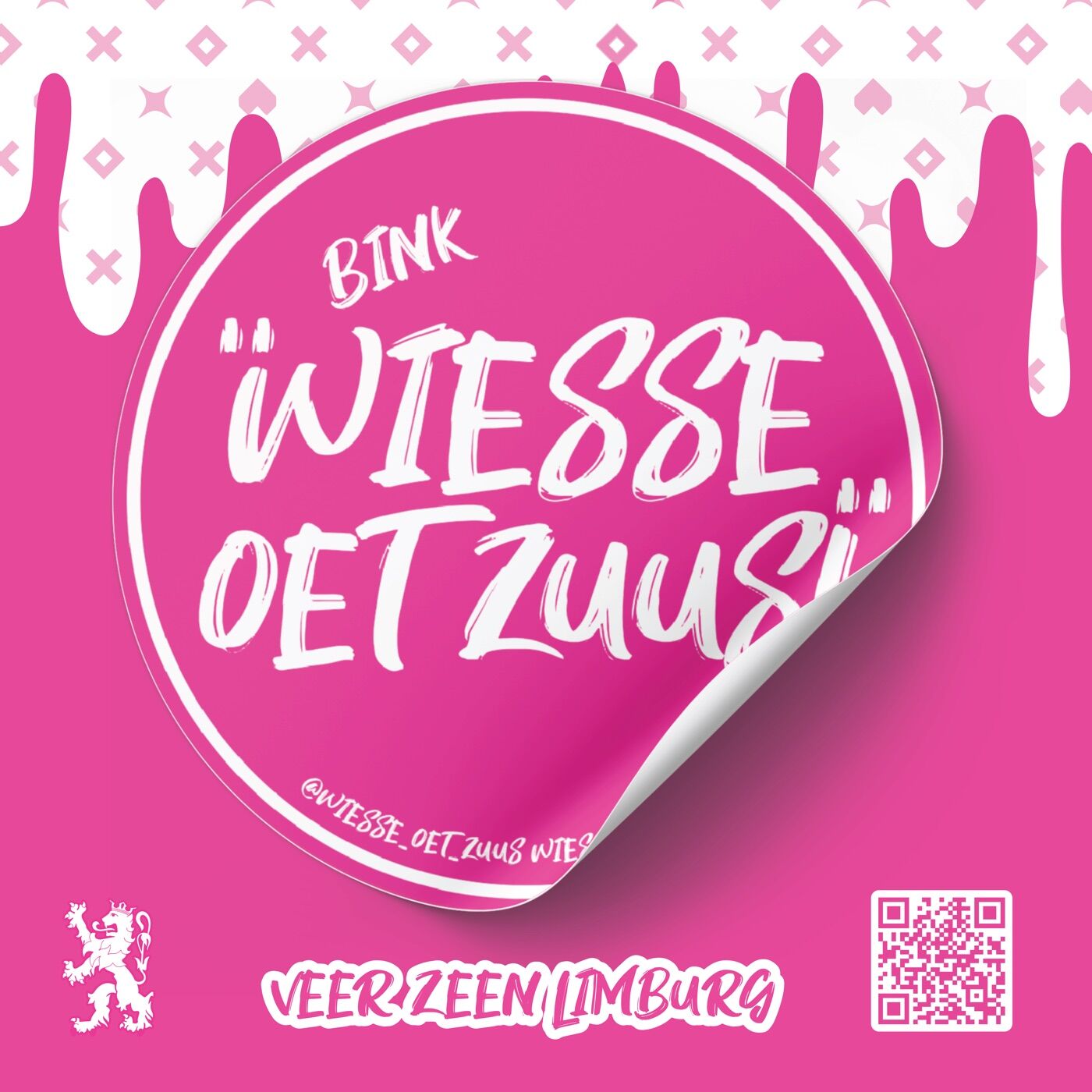 Het doek van vijf bij vijf meter