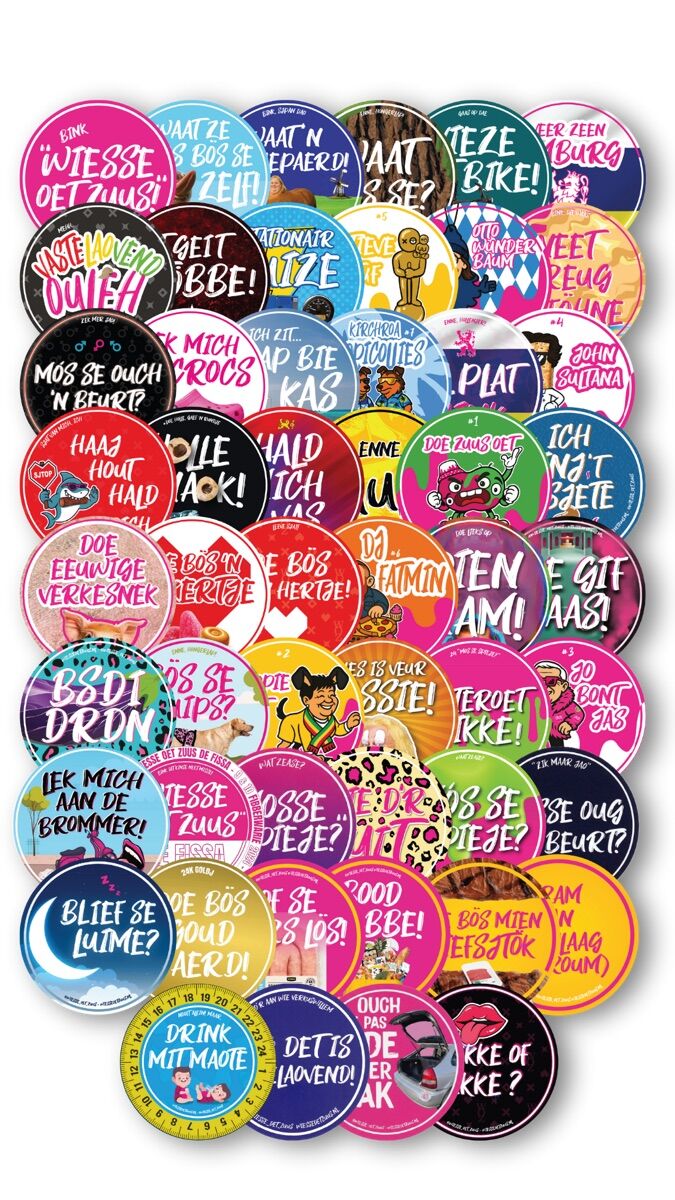 De nieuwe collectie stickers