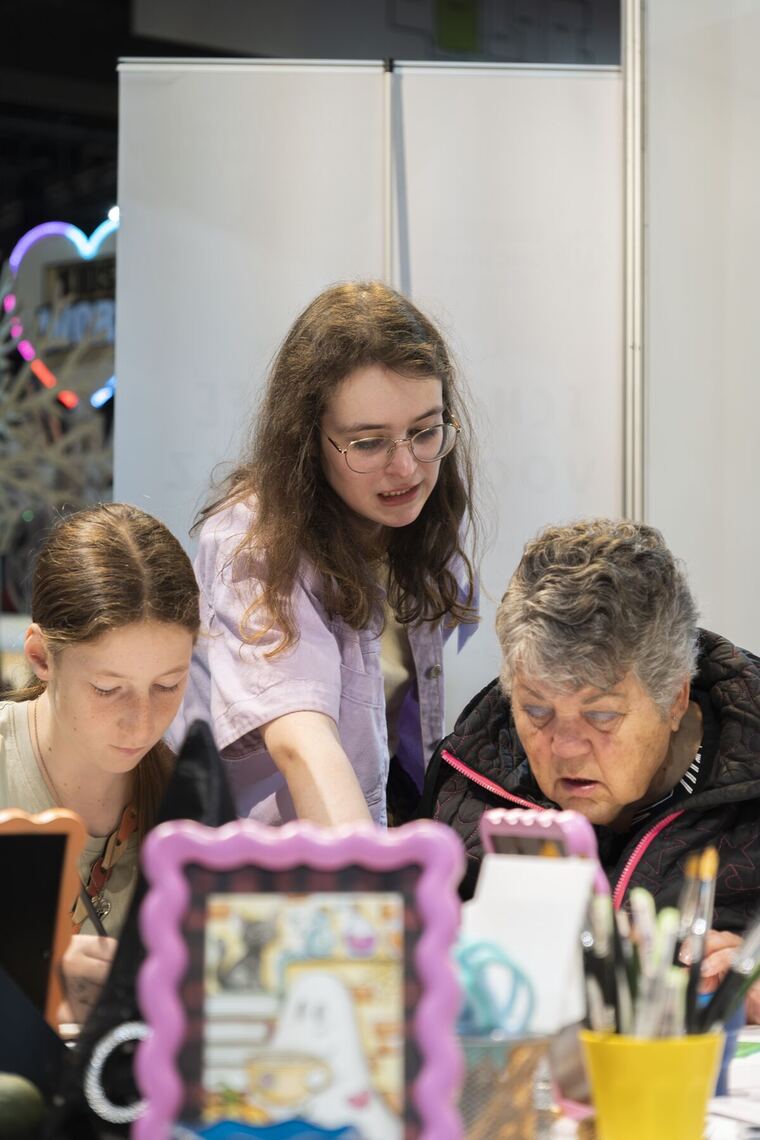 Artum workshop op Creaweekend Hardenberg: volle tafel
