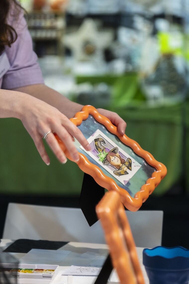 Artum workshop op Creaweekend Hardenberg: ingelijst
